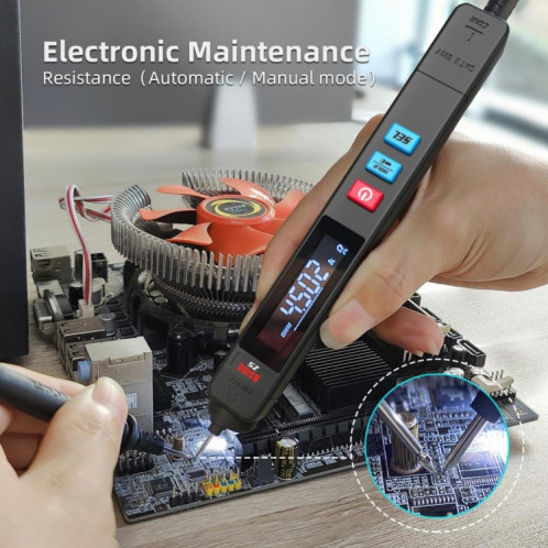 BSIDE Z5 stylo intelligent multimètre rétro-éclairage LCD 6000 comptes détecteur de tension automatique SB091369-014