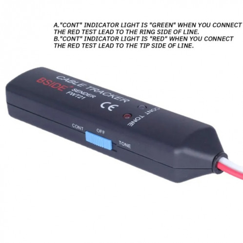 BSIDE FWT21 testeur de câble réseau vérificateur de fil téléphonique SB1025578-06