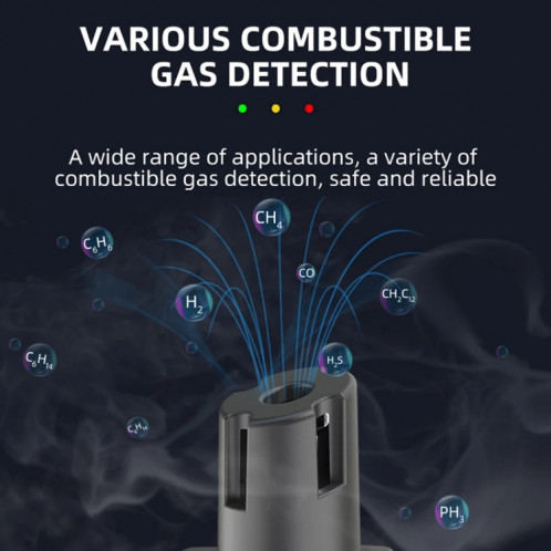 Alarme de fuite de gaz de détecteur de gaz combustible portatif BSIDE X4A SB10311727-012