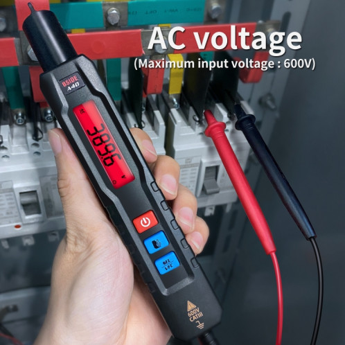 BSIDE A40 thermomètre infrarouge Type de stylo électrique multimètre Intelligent VFC testeur de tension d'inverseur (anglais sans batterie) SB201A1112-014