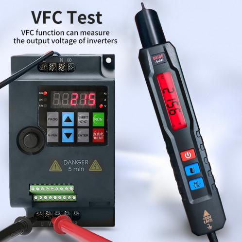BSIDE A40 thermomètre infrarouge Type de stylo électrique multimètre Intelligent VFC testeur de tension d'inverseur (anglais sans batterie) SB201A1112-014