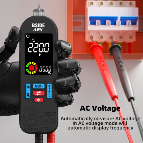 BSIDE A2X Mini stylo numérique modèle de charge multimètre à portée automatique SB1098937-013
