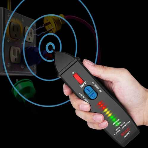 BSIDE AVD07 stylo électrique intelligent double Mode testeur de tension ca à détection de point de rupture sans Contact SB1099780-017