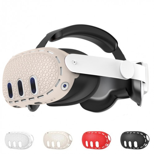 Pour Meta Quest 3 VR Host Étui de protection en silicone Accessoires pour appareils intelligents (noir) SH101A1058-07