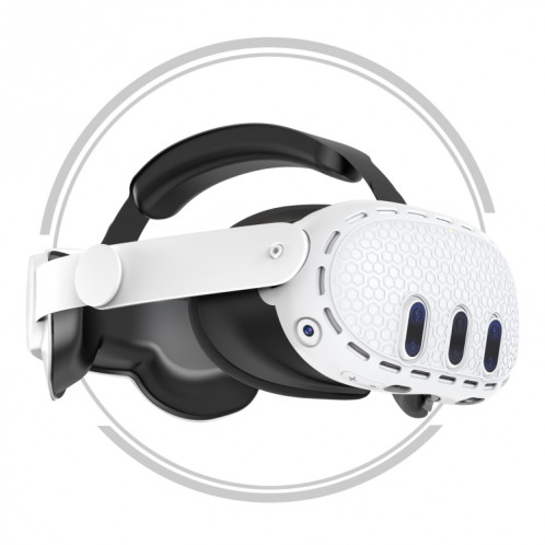 Pour Meta Quest 3 VR Host Étui de protection en silicone Accessoires pour appareils intelligents (noir) SH101A1058-07