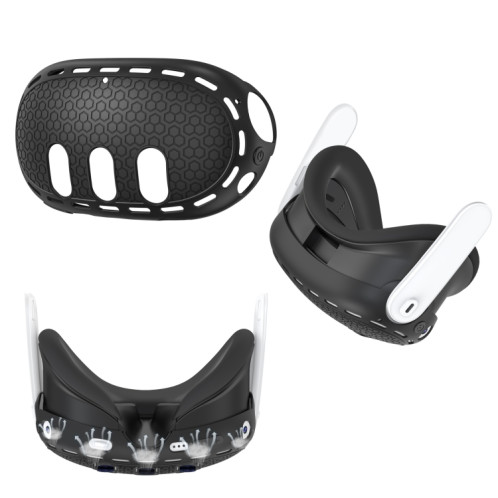 Pour Meta Quest 3 VR Host Étui de protection en silicone Accessoires pour appareils intelligents (Starlight) SH101C1448-07