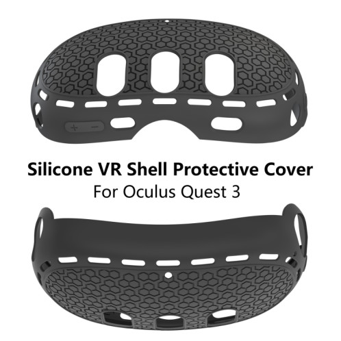 Pour Meta Quest 3 VR Host Étui de protection en silicone Accessoires pour appareils intelligents (Starlight) SH101C1448-07