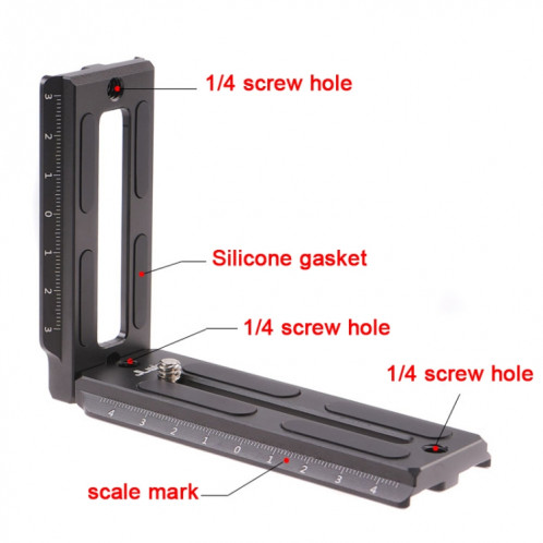 JLWIN – plaque de support en L à dégagement rapide, pour stabilisateur de cardan DJI Ronin RS2 RSC2 RS3 SJ12101301-08