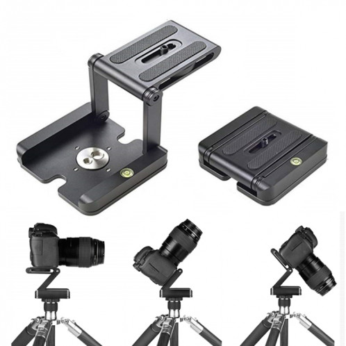 Trépied pliable de Type Z inclinable, tête sphérique, support de plaque à dégagement rapide pour appareil photo DSLR SH12221681-06