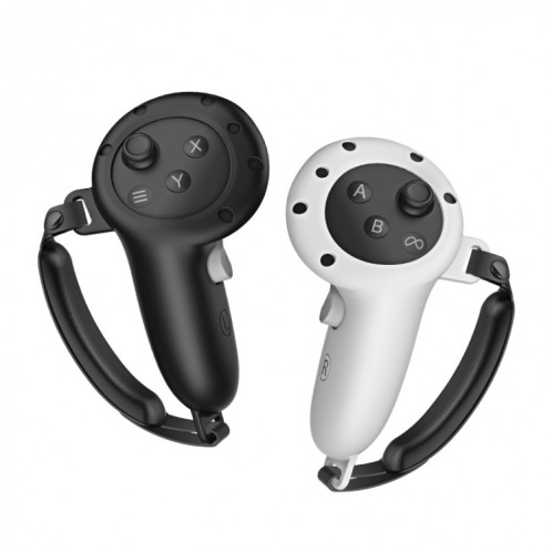 Pour Meta Quest 3 poignée housse de protection en silicone accessoires VR (gris clair) SH701A1863-08
