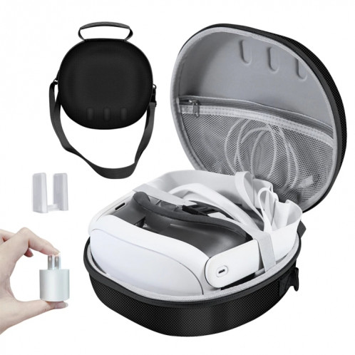 Sac de rangement pour lunettes Meta Quest 3 VR JYS, sac de transport antichute et anti-rayures (noir) SJ701A1601-08
