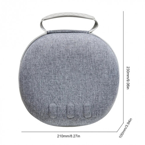 Sac de rangement pour lunettes Meta Quest 3 VR JYS, sac de transport anti-chute et anti-rayures (gris) SJ701B1896-08