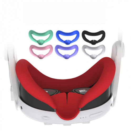 Pour Meta Quest 3 Masque pour les yeux en silicone avec coussinet nasal (noir) SH801A1550-06