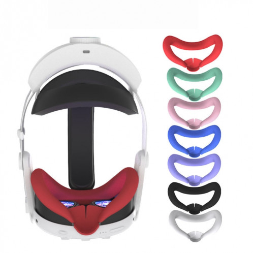 Pour Meta Quest 3 Masque pour les yeux en silicone avec coussinet nasal (blanc) SH801B700-06