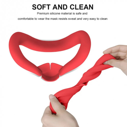 Pour Meta Quest 3 Masque pour les yeux en silicone avec coussinet nasal (blanc) SH801B700-06