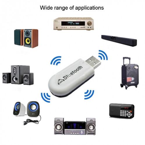 Récepteur audio Bluetooth sans fil USB à double sortie Adaptateur Bluetooth AUX SH12831076-07