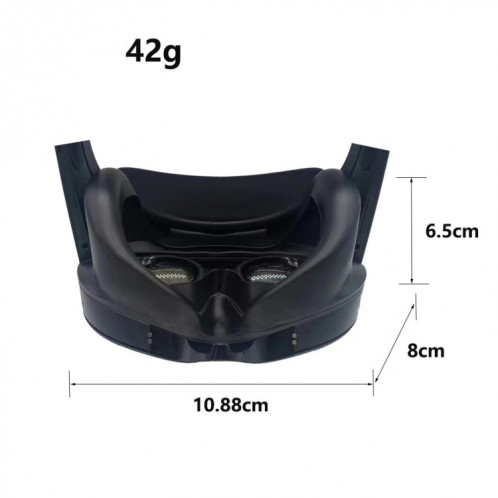 Pour Mate Quest Pro masque pour les yeux bloquant la lumière remplacement magnétique cache-yeux en Silicone accessoires VR (noir) SH001A358-08
