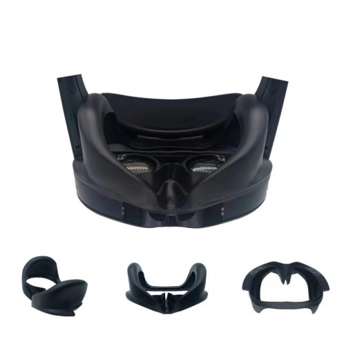 Pour Mate Quest Pro masque pour les yeux bloquant la lumière remplacement magnétique cache-yeux en Silicone accessoires VR (noir) SH001A358-08