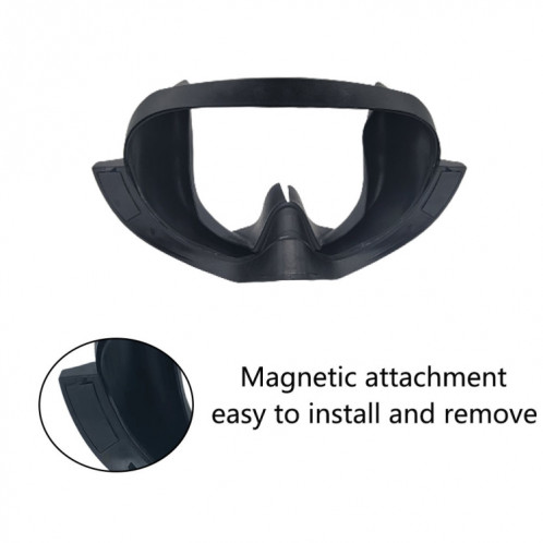Pour Mate Quest Pro masque pour les yeux bloquant la lumière remplacement magnétique cache-yeux en Silicone accessoires VR (noir) SH001A358-08