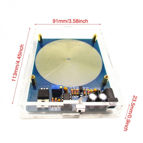 Avec ligne électrique USB + pièces de coque, générateur Schumann 5W, générateur d'impulsions basse fréquence 7.83Hz SH9102656-06