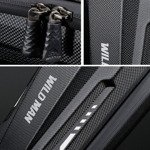 WILD MAN Scooter EVA Hard Shell avant sac pliant vélo sac suspendu à dégagement rapide, taille: 2L (noir) SW101A401-011