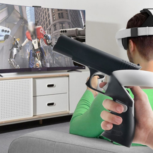 Poignée de jeu de tir pour contrôleur iplay Meta Quest 2 VR (noir) SH001A535-010