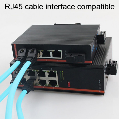 Câble Ethernet industriel Gigabit à double blindage CAT5 de 1 m, câble haut débit à grande vitesse SH1504502-07