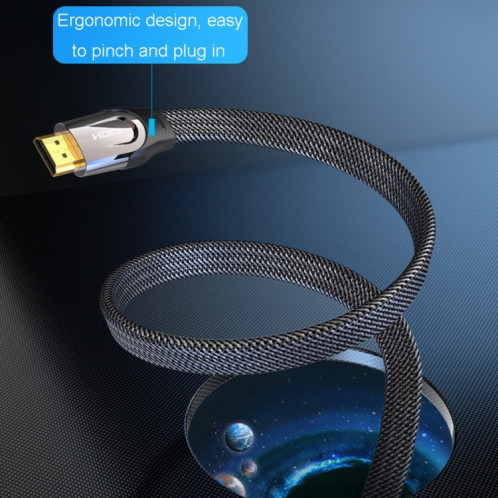 Câble rond VenTion HDMI de 0,75 m pour moniteur d'ordinateur, câble de transmission de signal SV23011366-011