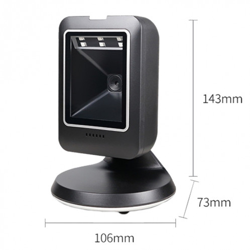Plate-forme de numérisation de caissier de supermarché, paiement par code QR, scanner de codes-barres portable filaire (DW158) SH101A52-012