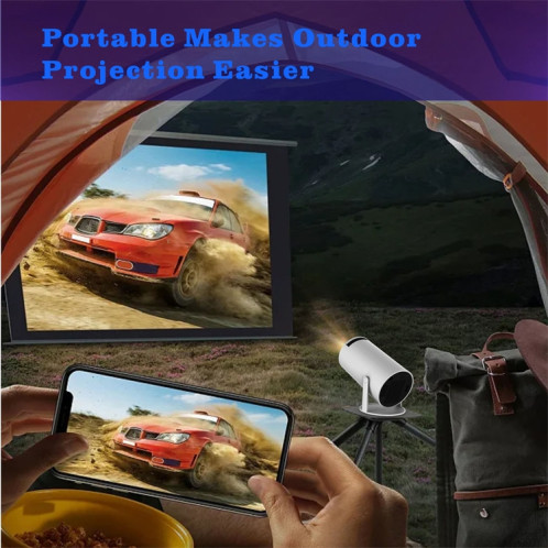 Projecteur intelligent HY300 système Android 11.0 projecteur portable 120 lumens prise AU SH29031939-015