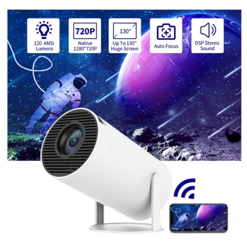 Projecteur intelligent HY300 système Android 11.0 projecteur portable 120 lumens prise ue SH29041684-015
