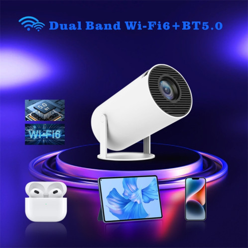 Projecteur intelligent HY300 système Android 11.0 projecteur portable 120 lumens prise AU SH29031939-015