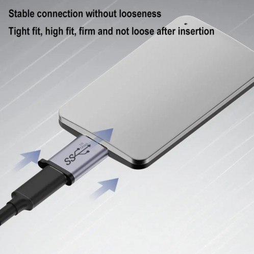 Adaptateur mâle Micro B de transfert femelle de Type C, convertisseur d'interface de boîtier de disque dur USB Link SH3502216-08