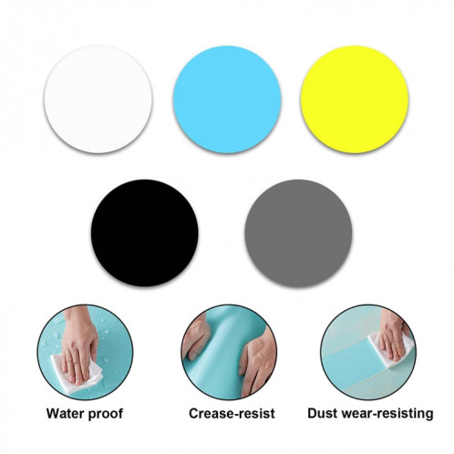 Accessoires d'affichage de produits en direct de panneau de fond de PVC de cabine rotative, livraison de couleur aléatoire, spécification: 30 cm SH0003840-07