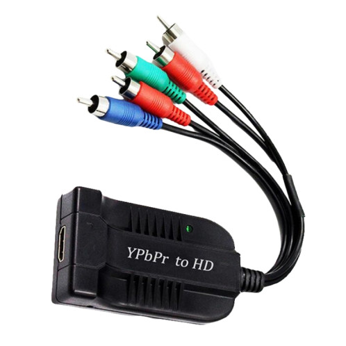 Câble adaptateur composant 1080P vers HDMI YPbPr vers convertisseur HD d'interface HD (noir) SH201A1307-06