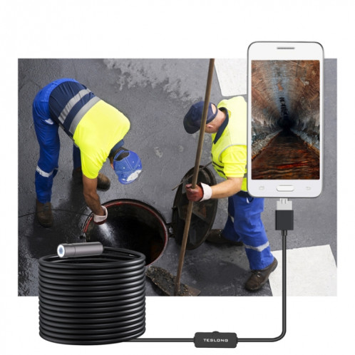 Teslong NTC125 5M 3 en 1 endoscope de téléphone USB pour la réparation automatique 500W Pixel mise au point automatique ST23601018-011