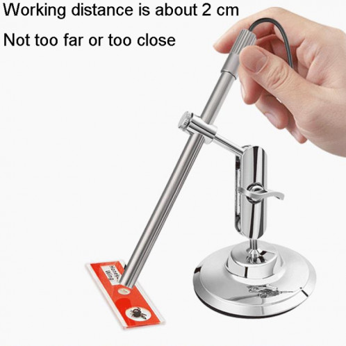 Teslong MS100 200X grossissement mise au point réglable Microscope USB téléphone et ordinateur Microscope électronique HD ST2504465-010
