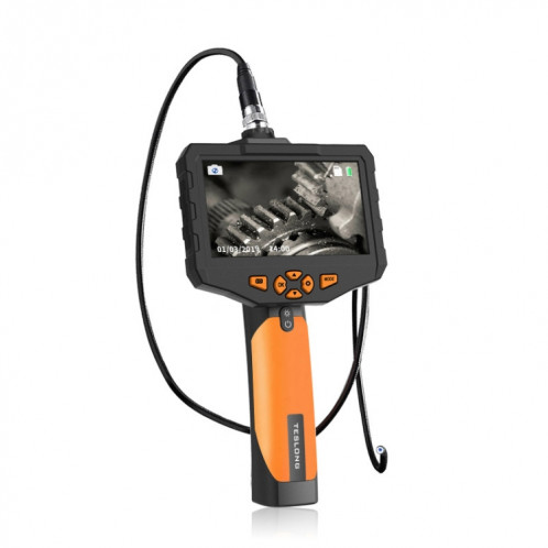 Teslong NTS300 5 pouces HD grand écran d'inspection industrielle endoscope outils de réparation automobile, spécifications: 7.6mm-1M ST0801362-010