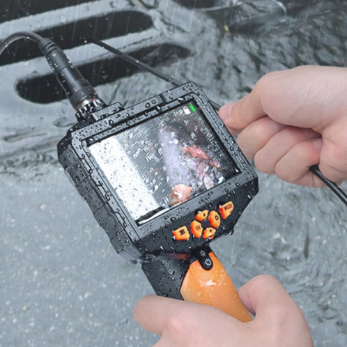 Teslong NTS300 5 pouces HD grand écran d'inspection industrielle endoscope outils de réparation automobile, spécifications: 7.6mm-1M ST0801362-010