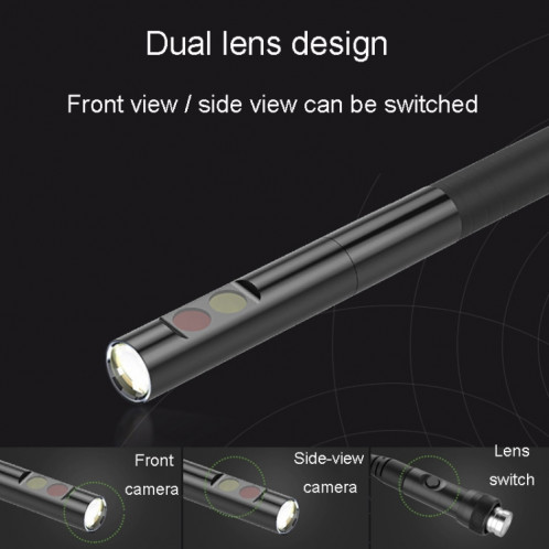 Teslong NTS500 5.5mm-3M double lentille 5 pouces grand écran endoscope de tuyaux industriels outils d'inspection industrielle ST25191051-014