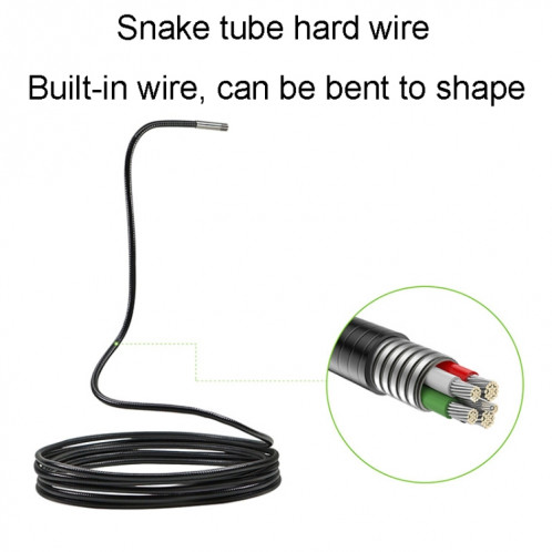 Teslong NTS500 5.5mm-3M double lentille 5 pouces grand écran endoscope de tuyaux industriels outils d'inspection industrielle ST25191051-014