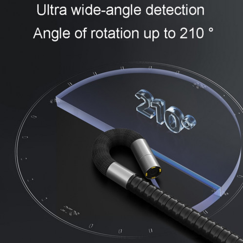 Teslong TD500 HD 5 pouces grand écran 360 degrés double direction endoscope révision des composants industriels ST2536509-014