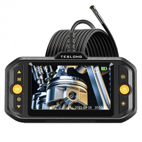 Sonde de caméra Teslong TS43S HD, écran de 4,3 pouces, endoscope industriel tout-en-un, outils de réparation automobile, spécification: double objectif de 7,0 mm ST3902598-011
