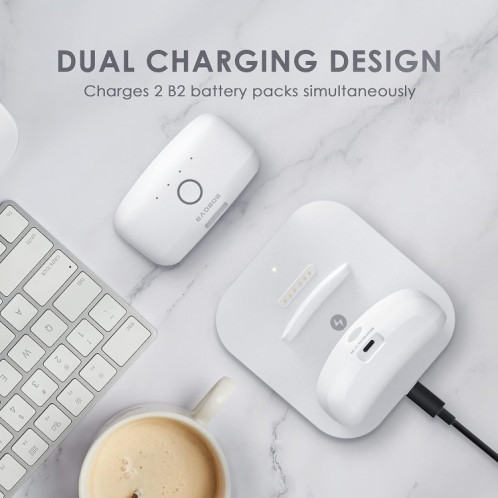 Sangle de tête avec double batterie, ensemble combiné d'accessoires VR pour Meta Quest 3 BOBOVR M3 Pro SB25611516-09