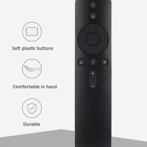 Pour Xiaomi Mi TV Voice Bluetooth Télécommande Pièces de rechange (Noir) SH201A1702-06