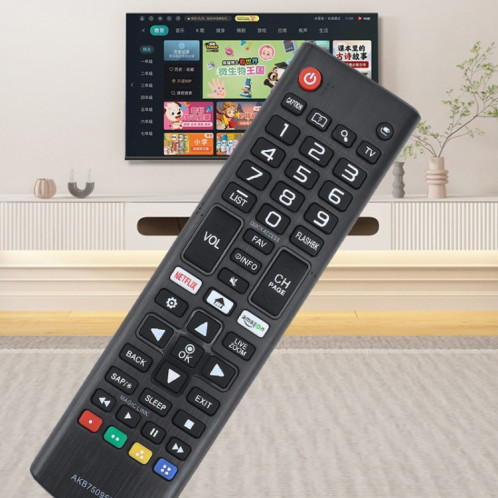 Pour LG LED LCD TV AKB75095307 433 MHz télécommande intelligente (noir) SH501A977-05