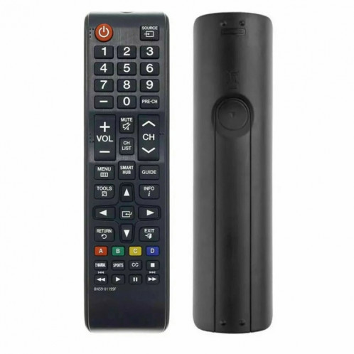BN59-01199F pour Samsung LED LCD Smart TV télécommande pièce de rechange (noir) SH901A438-06