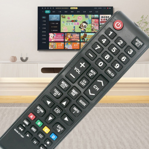 BN59-01199F pour Samsung LED LCD Smart TV télécommande pièce de rechange (noir) SH901A438-06