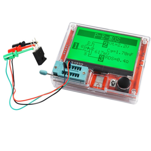 Testeur de transistor LCR-T10H, affichage TFT pour Test de résistance de condensateur de triode de diode, spécification: alimenté par batterie sèche SH74021546-08