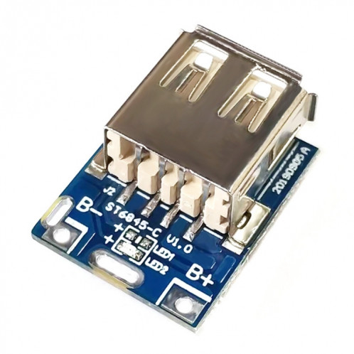 Convertisseur Boost 5V Module d'alimentation élévateur Panneau de protection de charge de batterie au lithium Affichage LED pour chargeur DIY 134N3P, Interface: Type-C SH8002665-06
